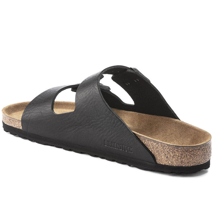 Arizona Grip Leather Slippers 'Vintage Wood Black'