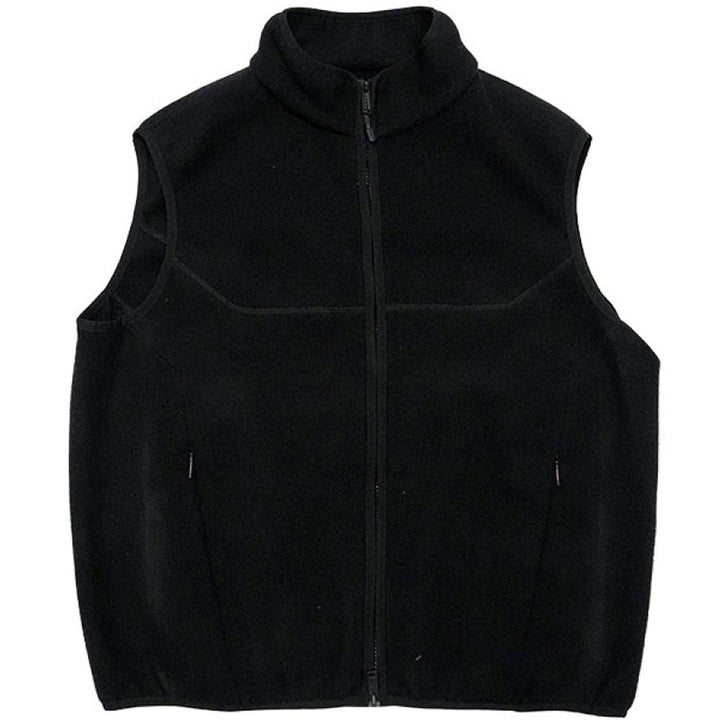 Wool Tech Fleece Vest 'Black Raven'