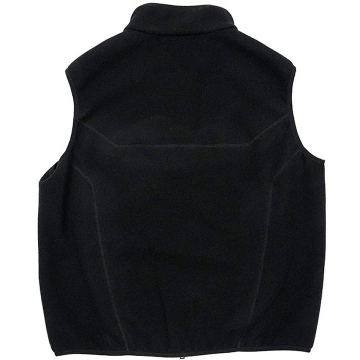 Wool Tech Fleece Vest 'Black Raven'