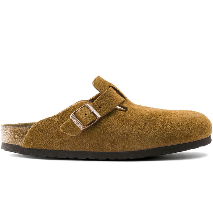 Boston Soft Footbed Suede Leather 'Mink'