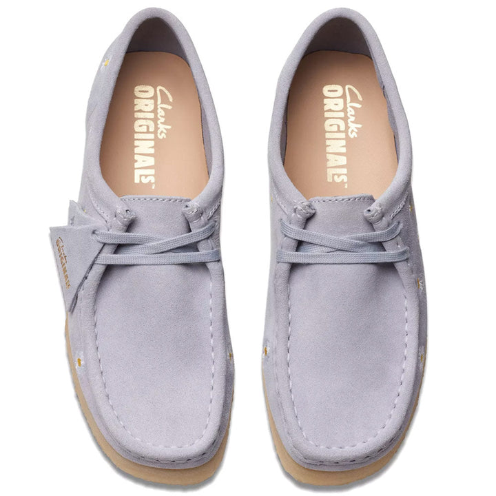 Women's Wallabee 'Cloud Grey Embroidery'