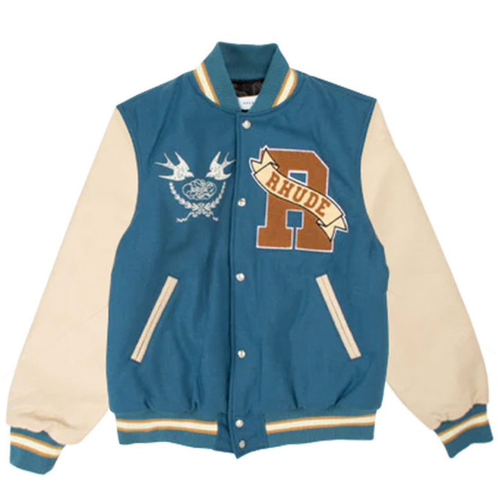 Sparrow Varsity Jacket 'Slate / Creme'