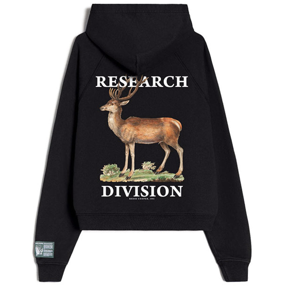 Deer Painting Hooded Sweatshirt 'Black'