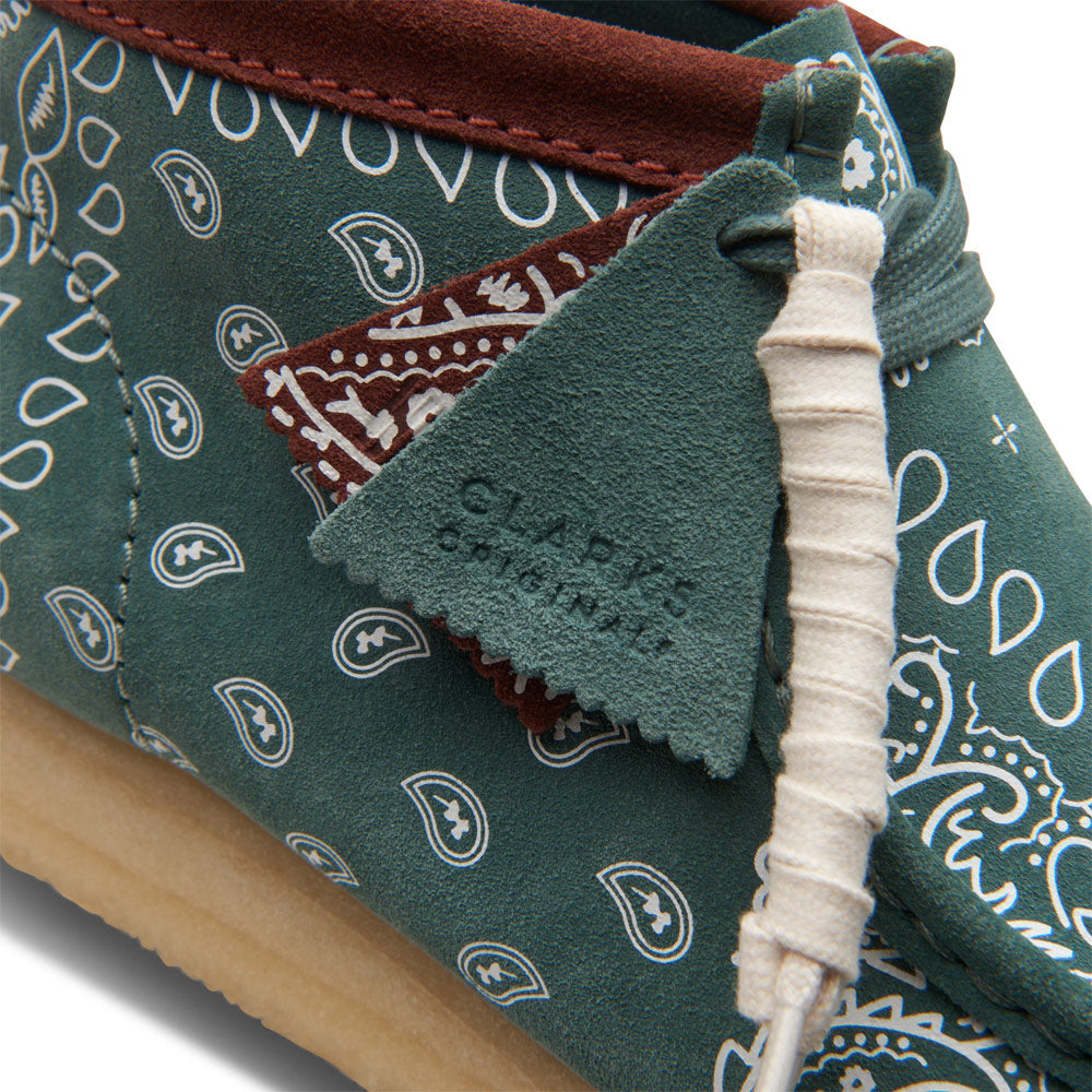 Wallabee Boot 'Green Paisley'