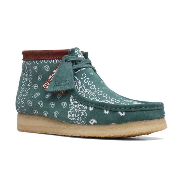 Wallabee Boot 'Green Paisley'