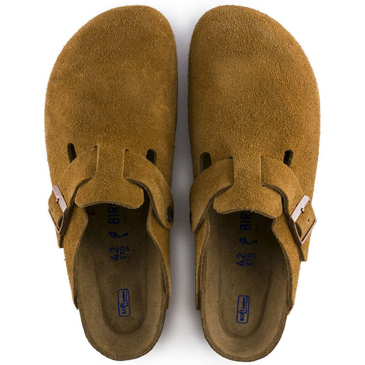 Boston Soft Footbed Suede Leather 'Mink'