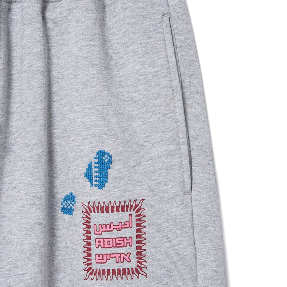 Alkhws Logo Sweatpants 'Grey'